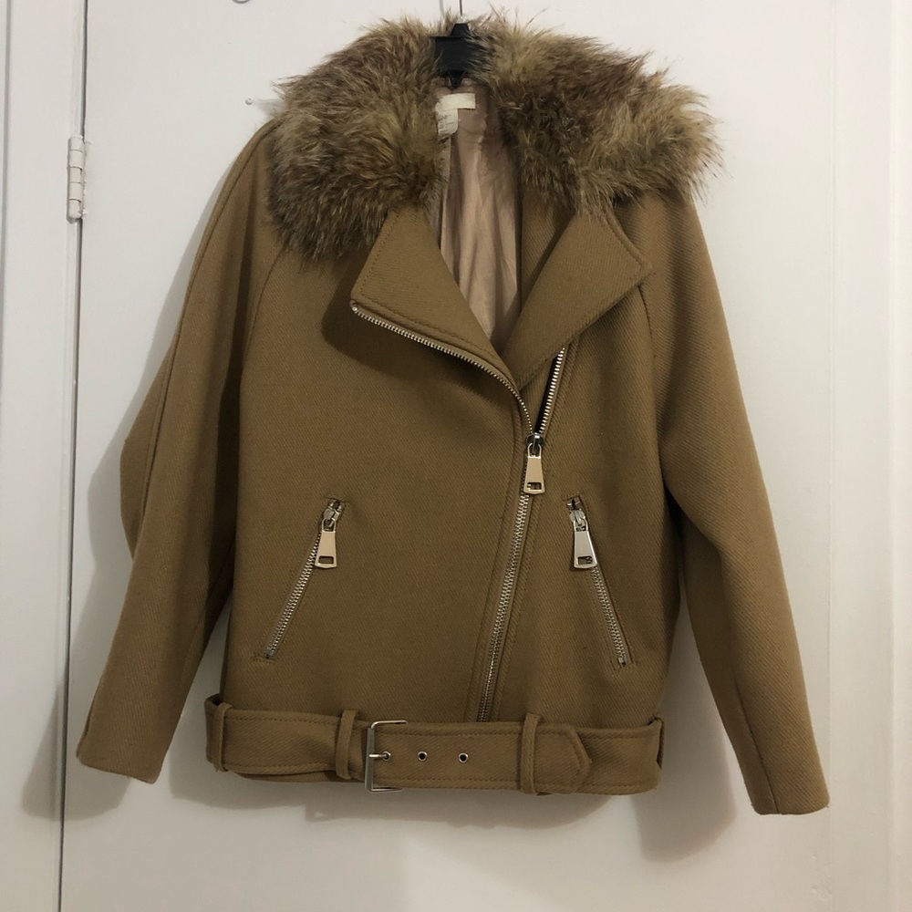 H&M Beige Coat size 34
